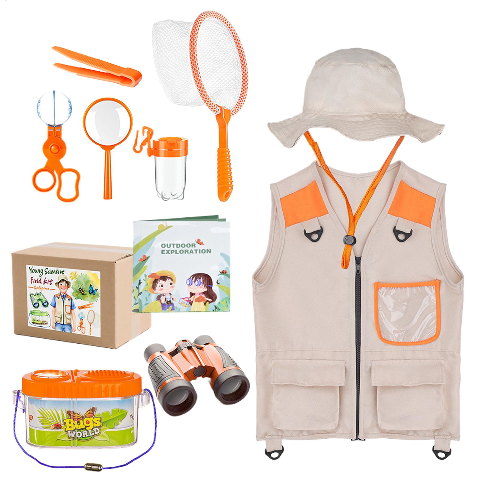 Outdoor Adventure Kit For Boys - Perlengkapan Petualangan Anak dengan Topi, Ringan,