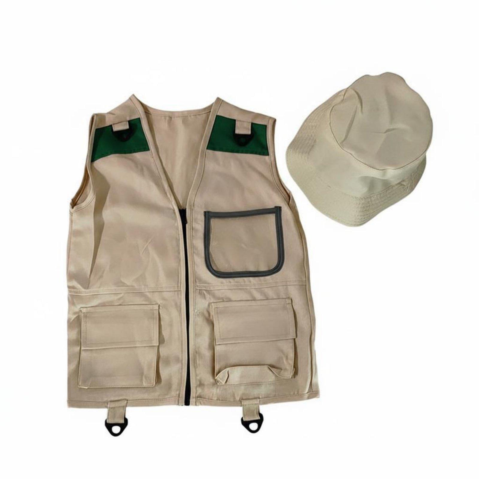 Outdoor Adventure Kit For Boys - Rompi Penjelajah Anak-anak, Kostum Petualangan, Mainan
