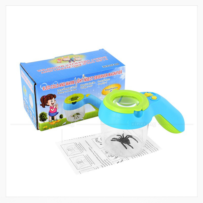 Outdoor Adventure Toys For Kids - Kotak Pengamatan Serangga dan Tanaman 9LED