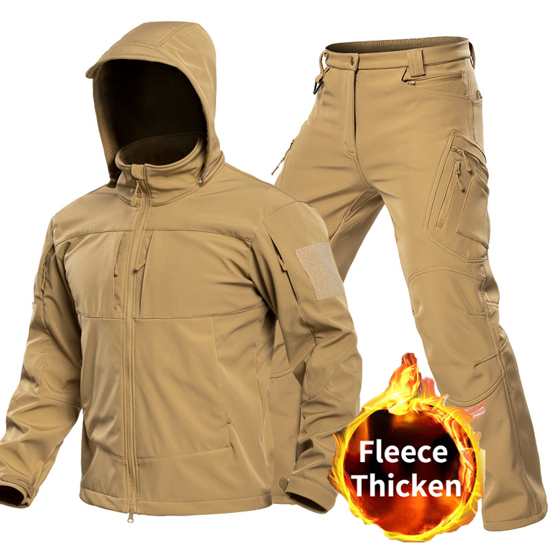 Outdoor Adventures - Setelan Softshell Taktis Outdoor untuk Pria,