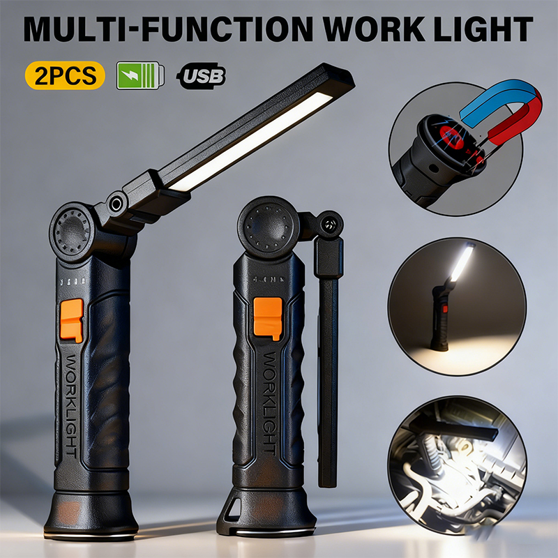 Outdoor Adventures - Senter LED COB Portabel Lampu Kerja