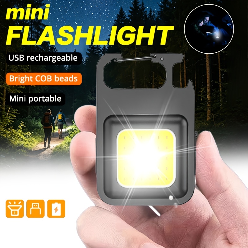 Outdoor Adventures - Lampu Gantungan Kunci Portabel Mini Multifungsi