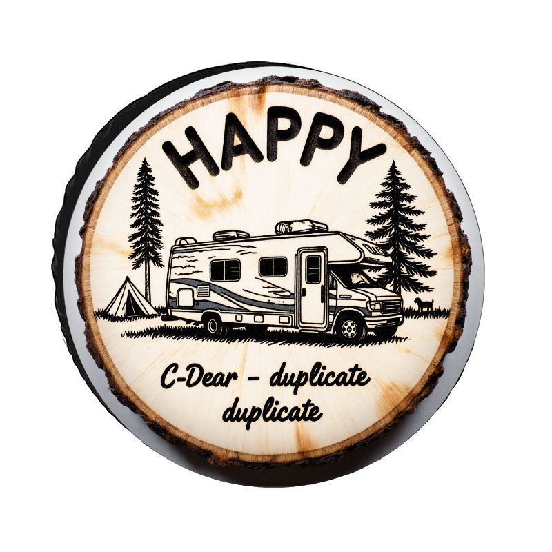 Outdoor Adventure Inc - Penutup Ban Poliester Tema HAPPY RV