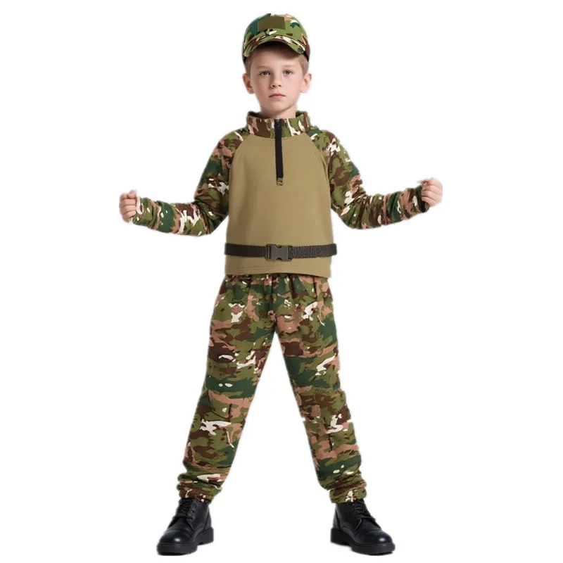 Outdoor Adventure For Kids - Pakaian Katak Kamuflase Anak-anak Dewasa Kostum
