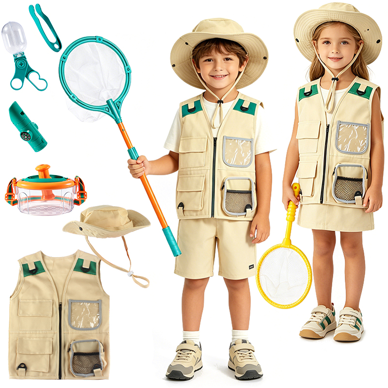 Outdoor Adventure Kit For Boys - Kit Petualangan Penjelajah Anak-anak Mainan Eksplorasi