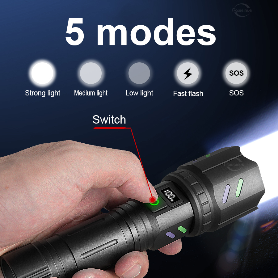 Senter Taktis 1000000LM Pemant - Outdoor Adventure Inc ulasan dan harga