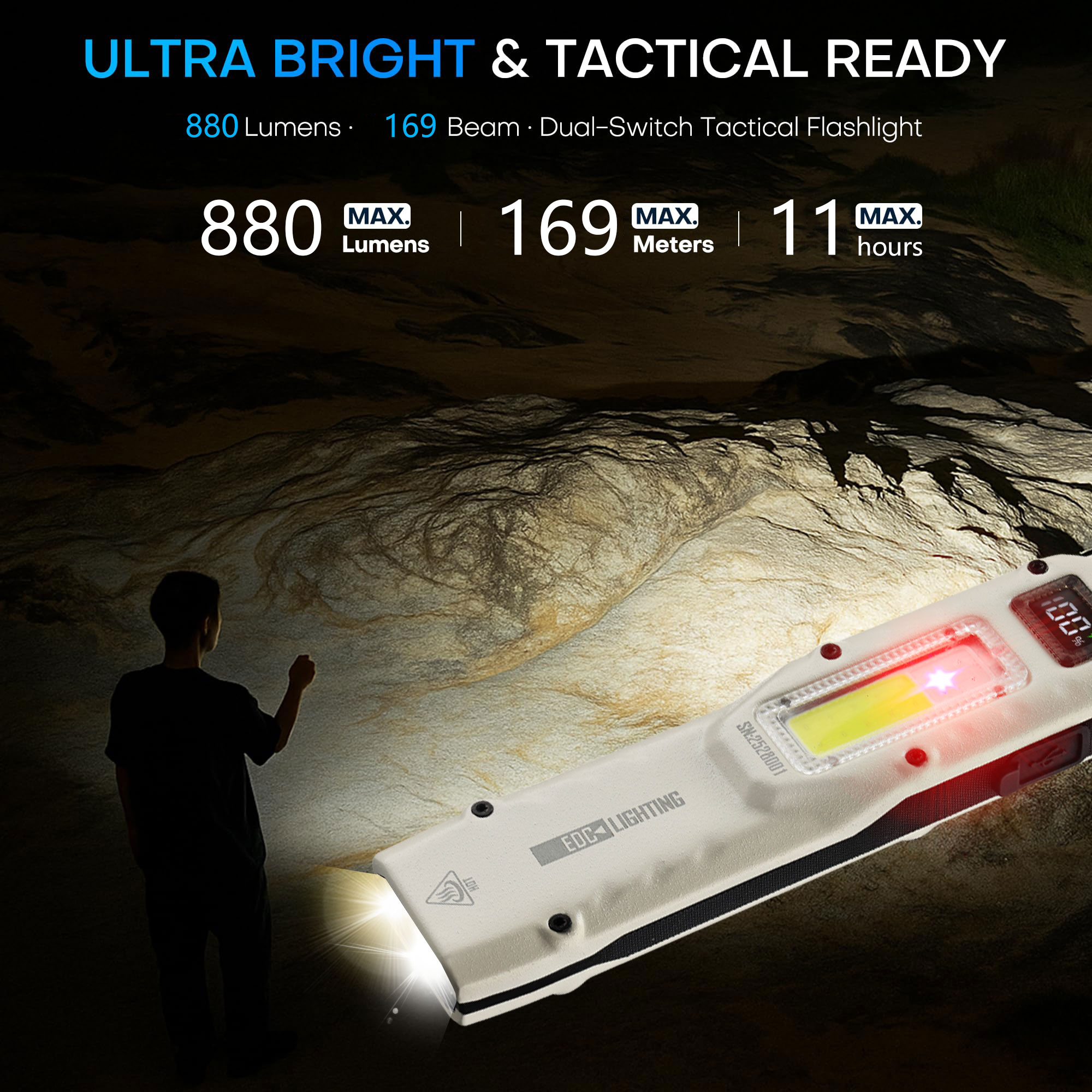 Senter Kerja Taktis Ultratipis - Outdoor Adventures ulasan dan harga