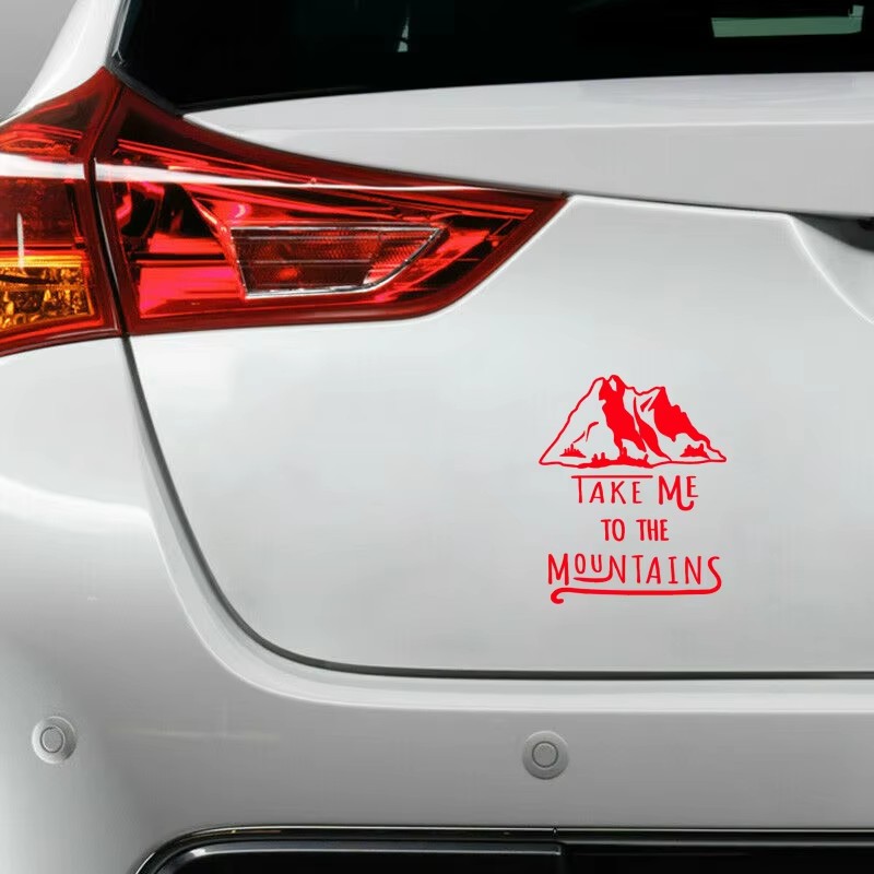 16.7 * 4cm Stiker Mobil Vinyl  - Outdoor Adventure Inc ulasan dan harga