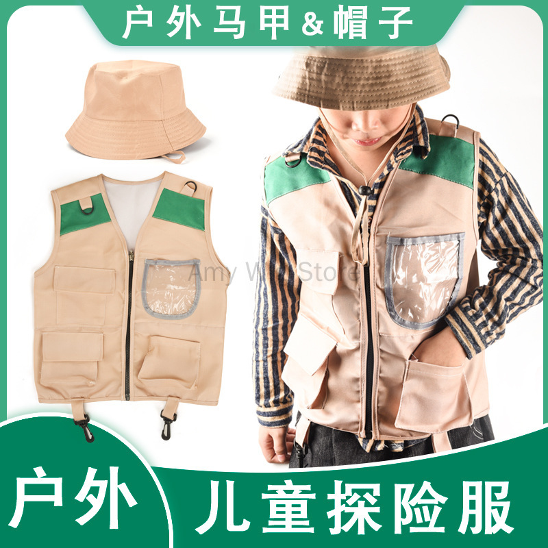 Kostum rompi dan topi anak, ro - Outdoor Adventure Kit For Boys ulasan dan harga