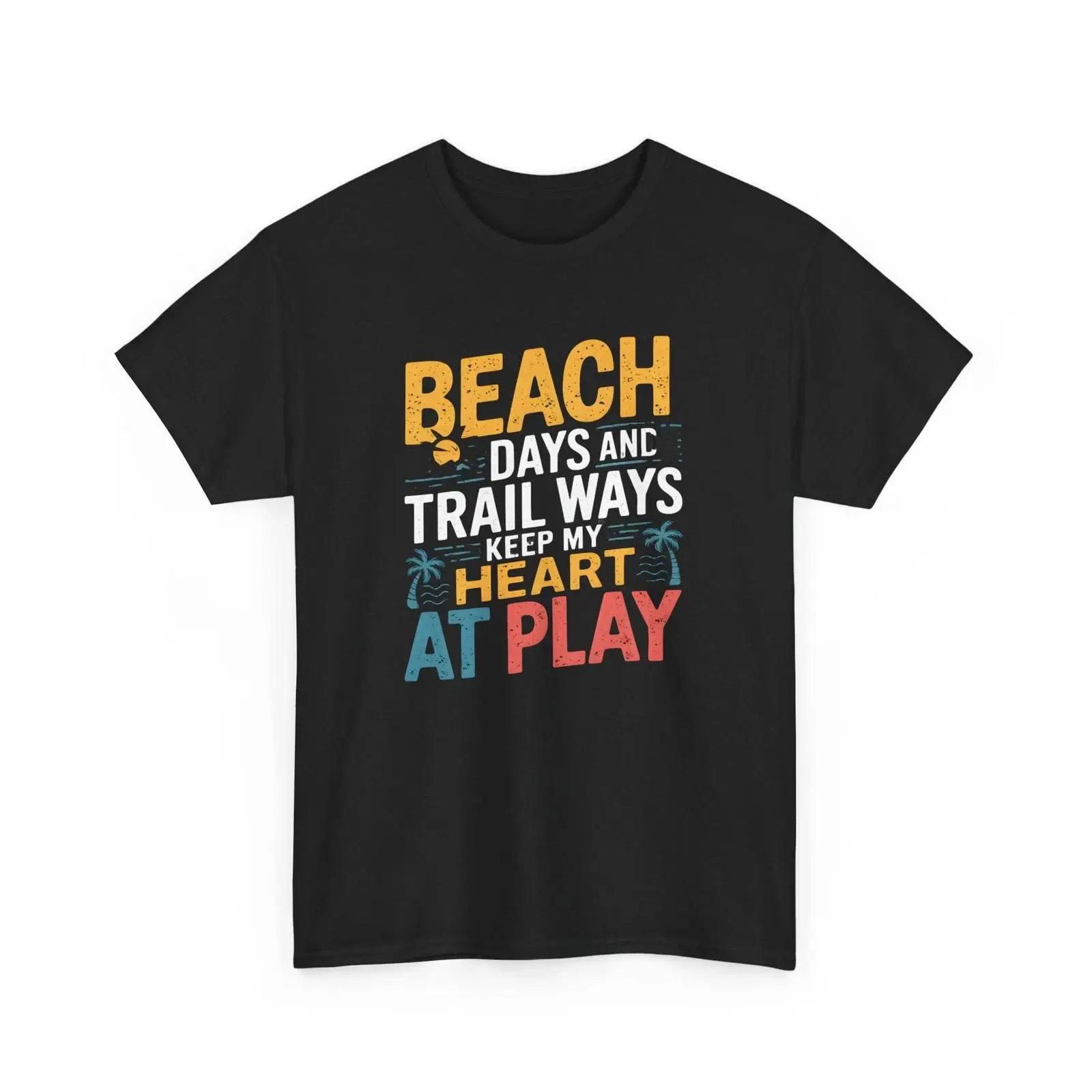 Kaos Pantai Beach Days Trail W - Outdoor Adventure Quotes Short ulasan dan harga