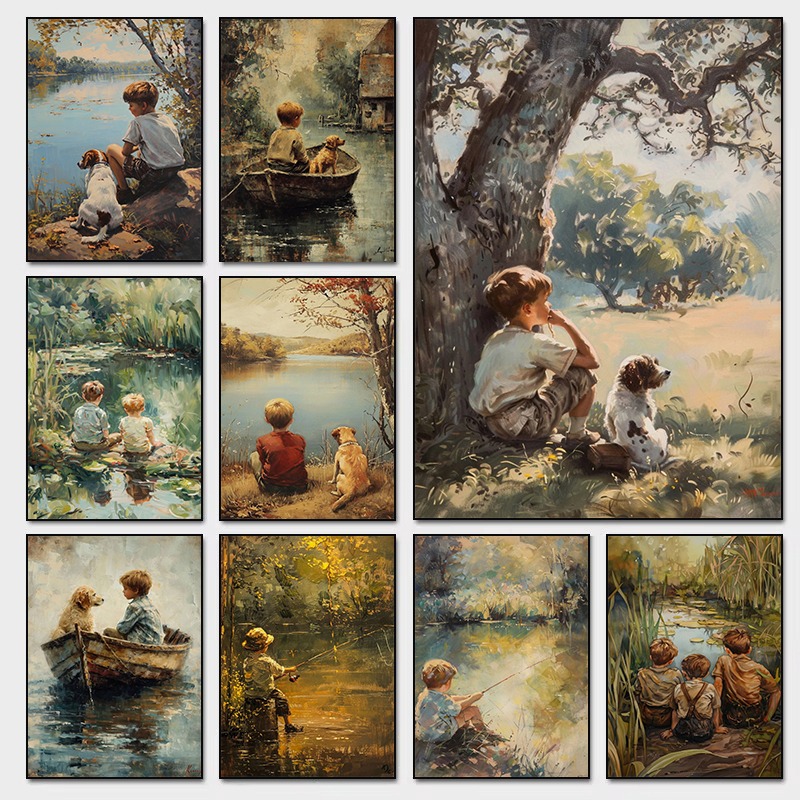Poster Seni Kamar Anak Laki-la - Outdoor Adventure For Kids ulasan dan harga