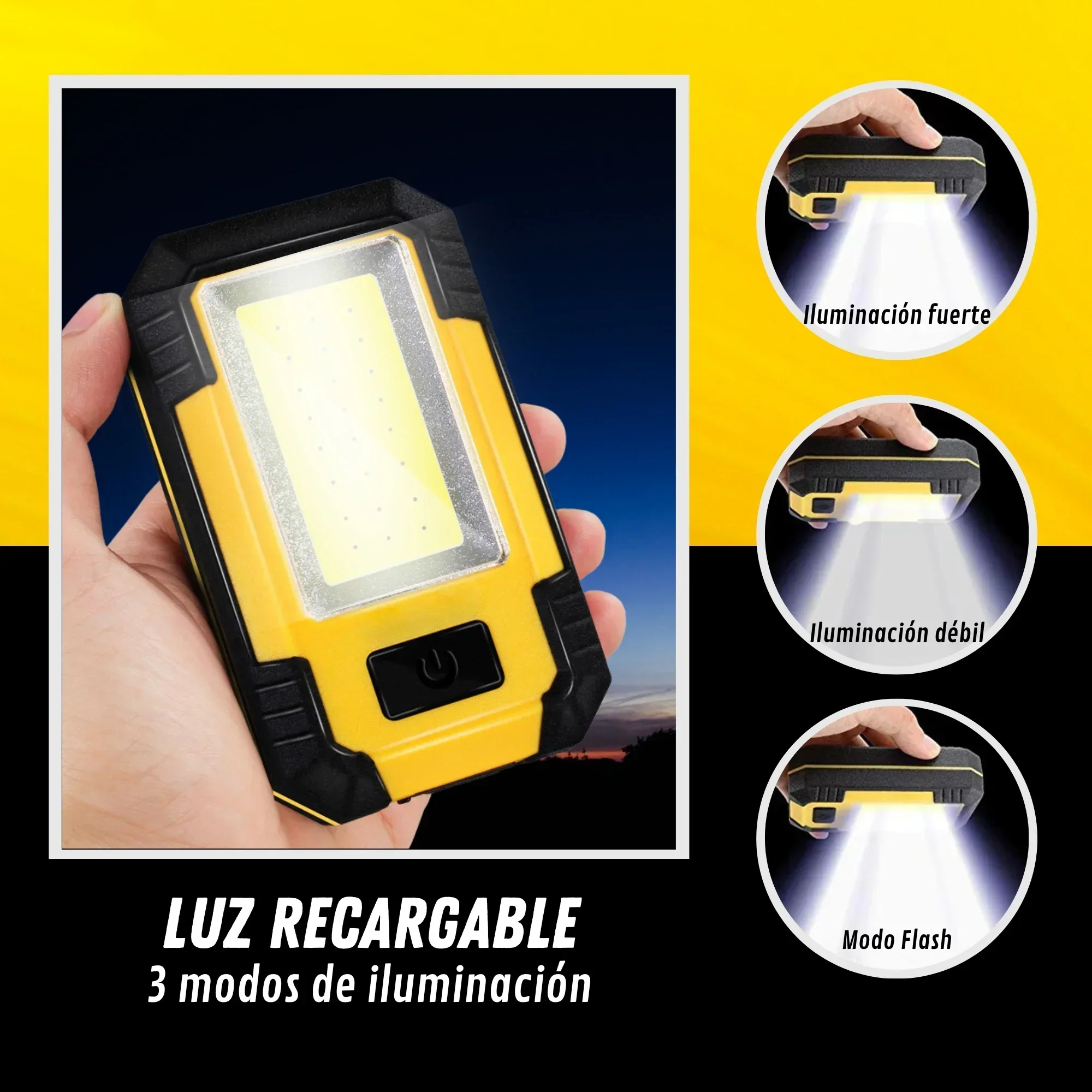 Lampu Kerja Isi Ulang 4000mAh  - Outdoor Adventures ulasan dan harga