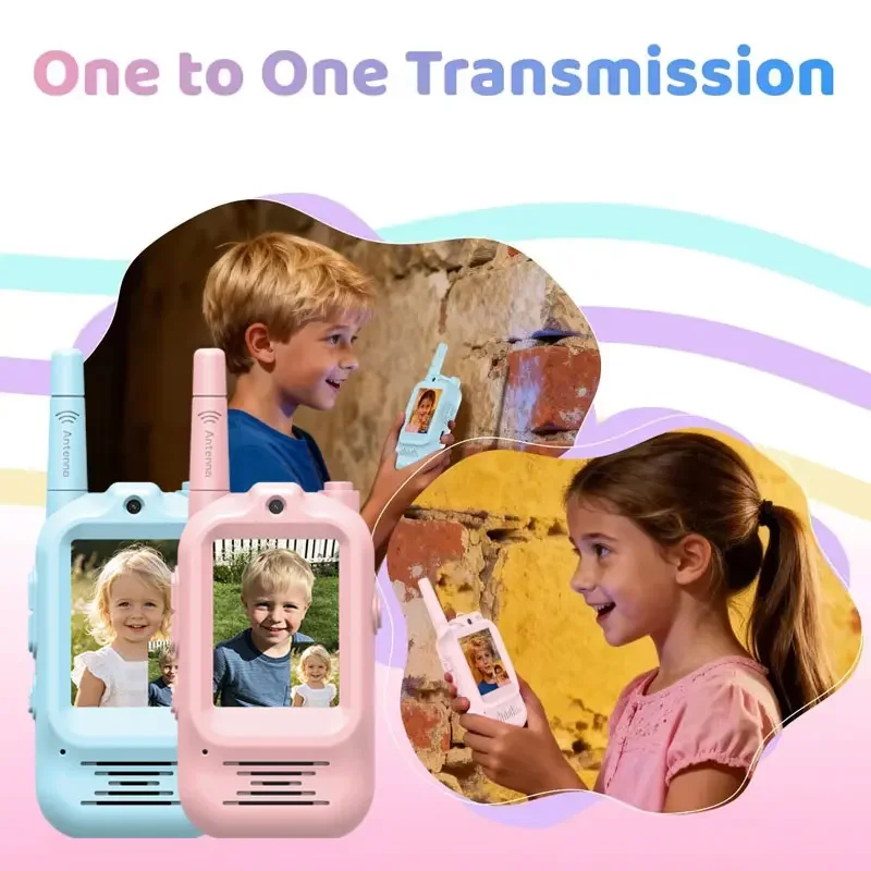 2pcs Walkie Talkie Video Anak- - Outdoor Adventure Toys For Kids ulasan dan harga