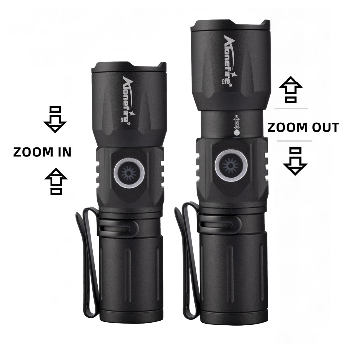 Senter Mini Zoom putih jarak j - Outdoor Adventure Inc ulasan dan harga