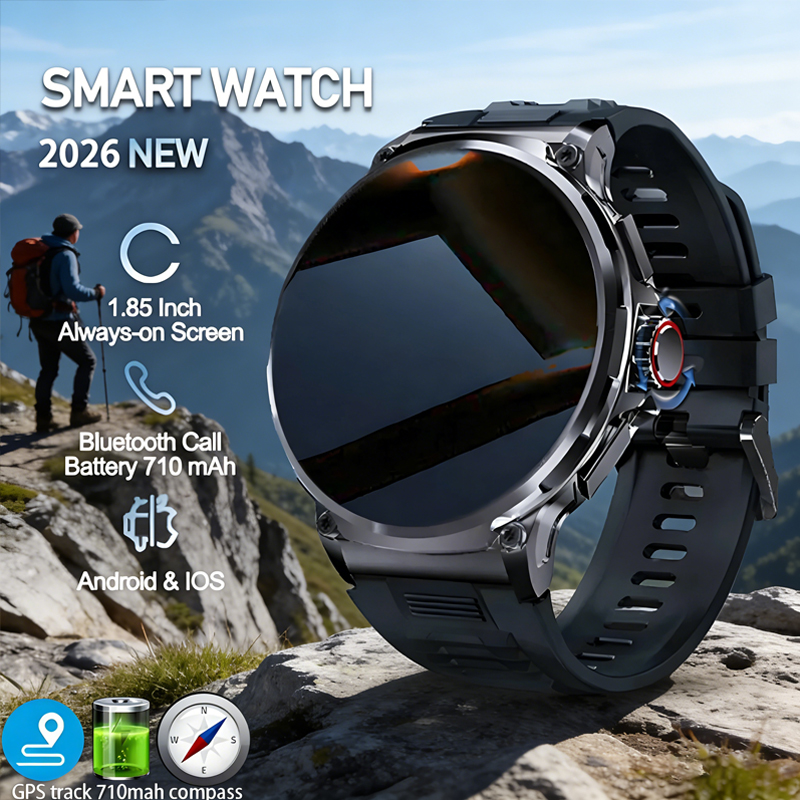 Jam Tangan Pintar Pria 710mAh  - Outdoor Adventure Reservations ulasan dan harga