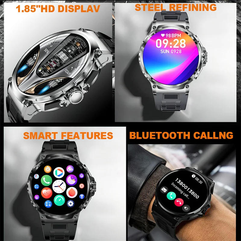 Jam Tangan Pintar Pria 710mAh  - Outdoor Adventure Reservations ulasan dan harga