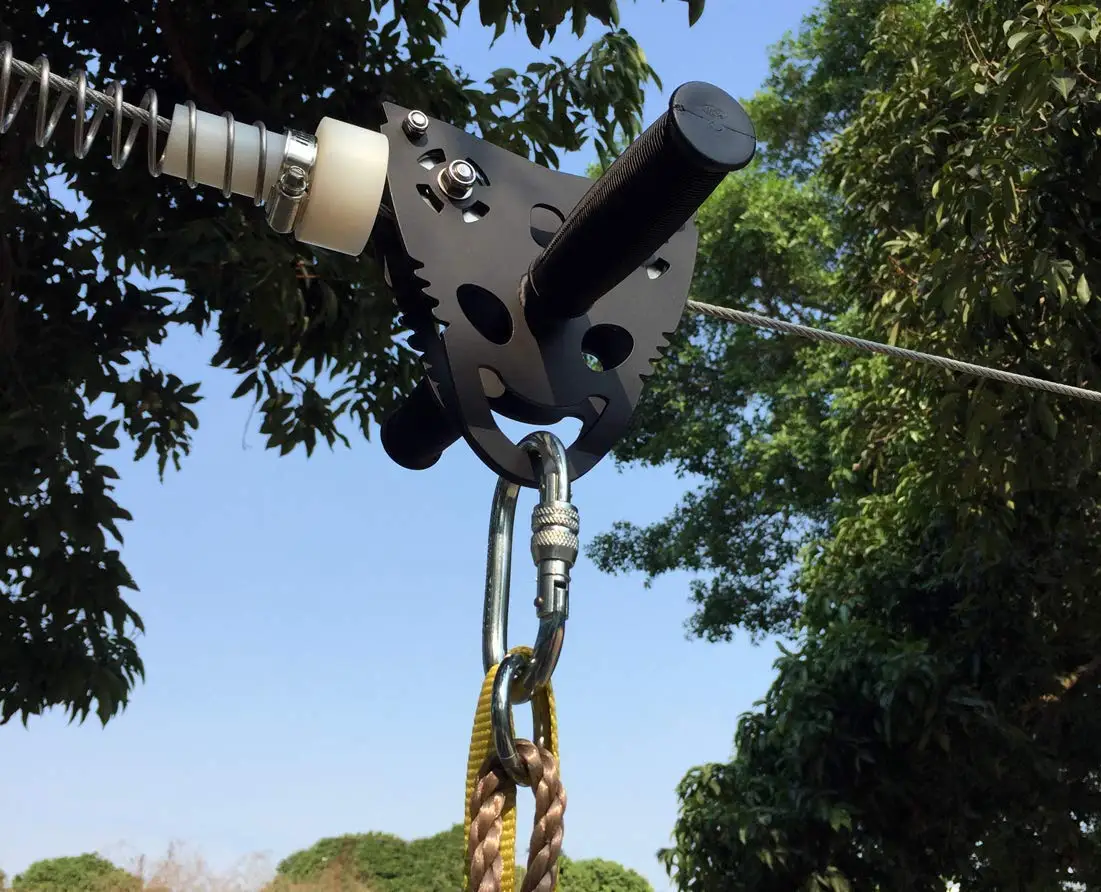 Kit Zip Line 120 kaki yang dit - Outdoor Adventure For Kids ulasan dan harga