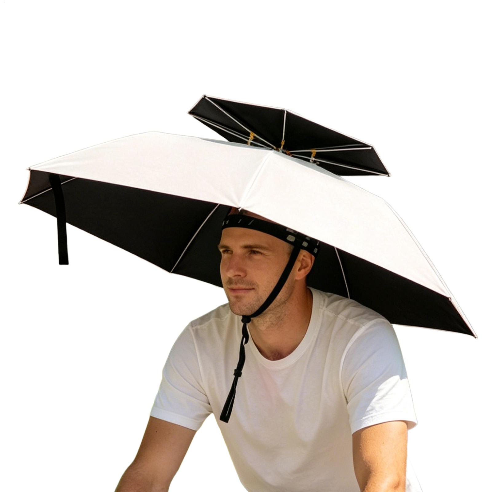 Topi Payung Lipat Anti Air Pel - Outdoor Adventure Hat ulasan dan harga