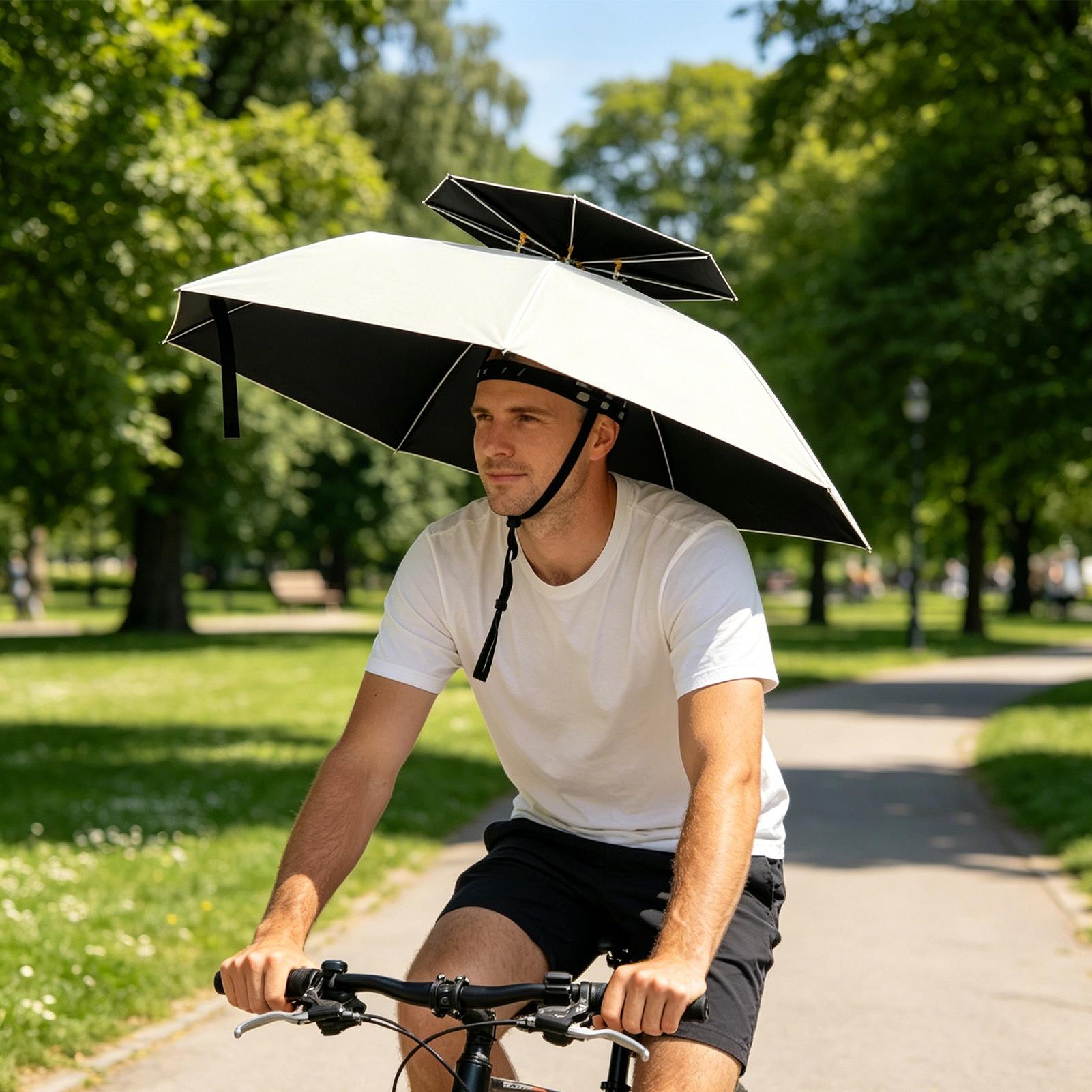 Topi Payung Lipat Anti Air Pel - Outdoor Adventure Hat ulasan dan harga