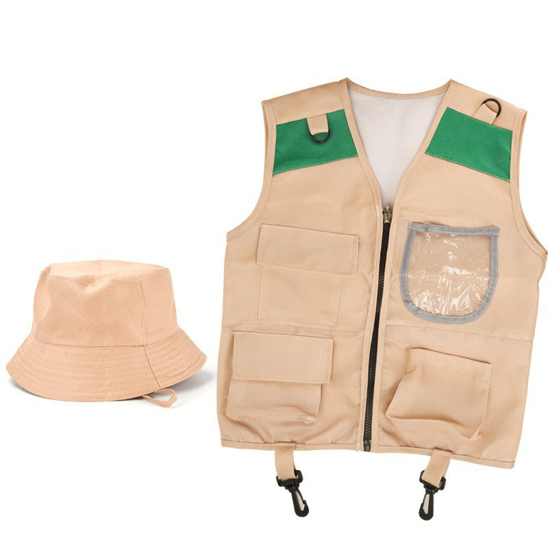 2026 Setelan Rompi dan Topi Pe - Outdoor Adventure Kit For Boys ulasan dan harga