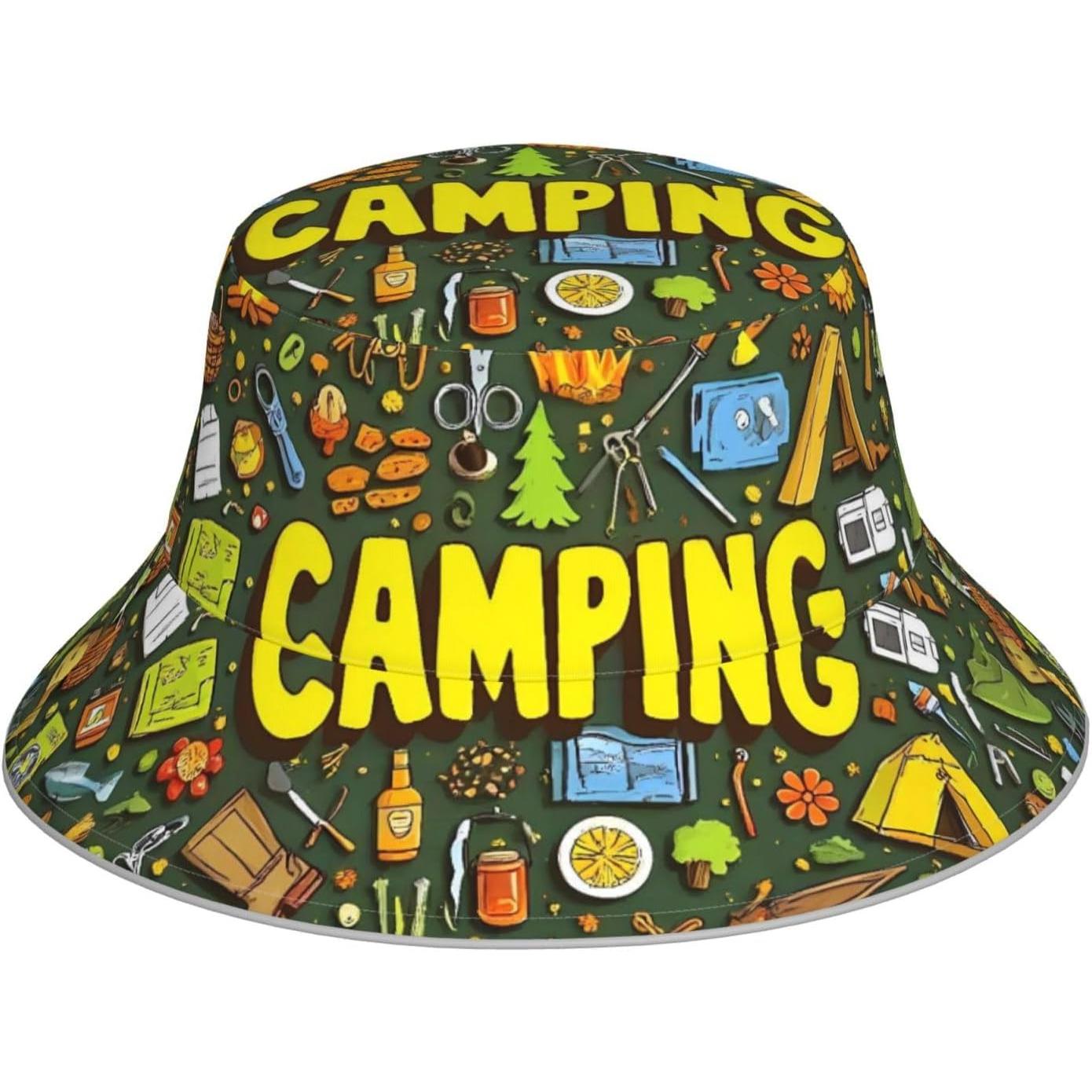 Topi Bucket Bermotif Tema Berk - Outdoor Adventure Hat ulasan dan harga