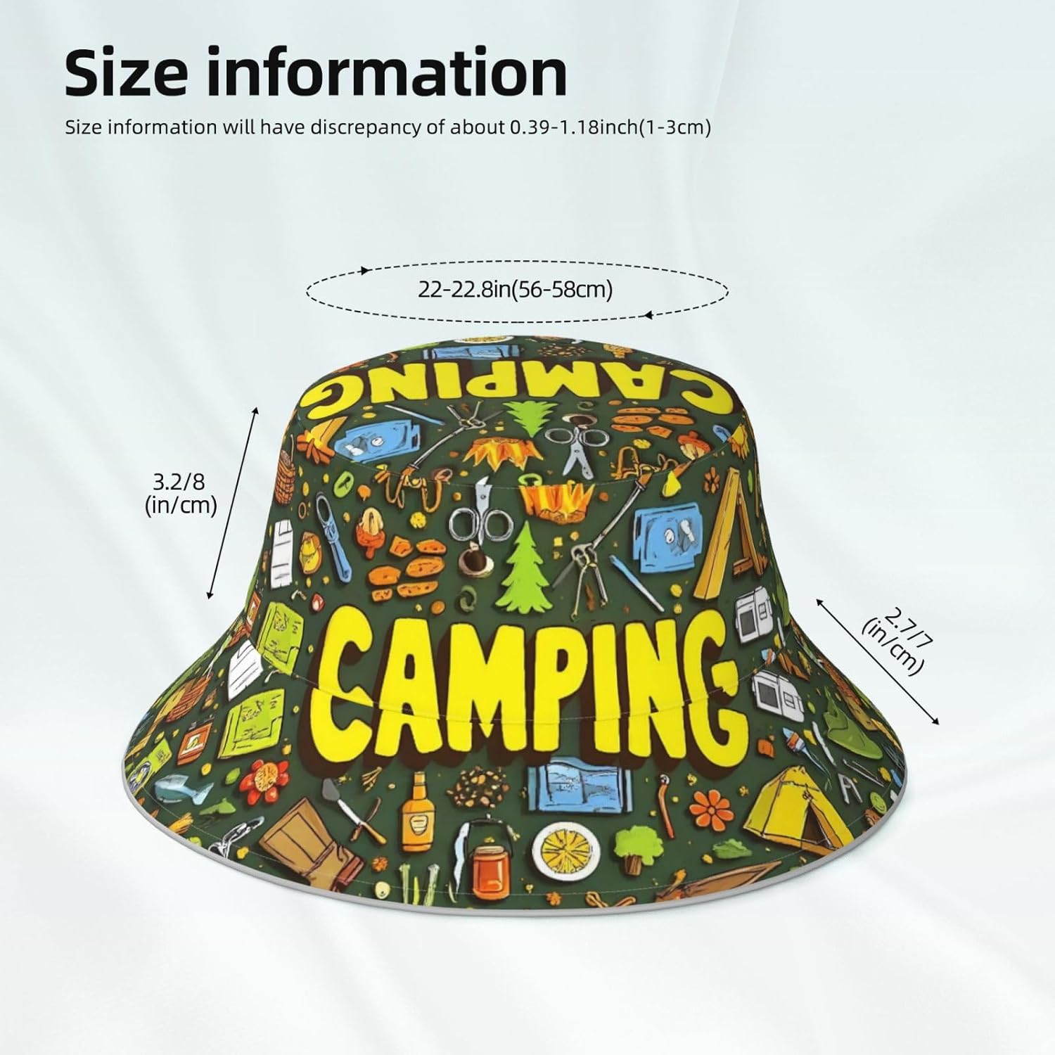 Topi Bucket Bermotif Tema Berk - Outdoor Adventure Hat ulasan dan harga
